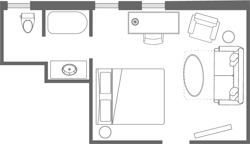 The <span>Barker</span> Room Floorplan
