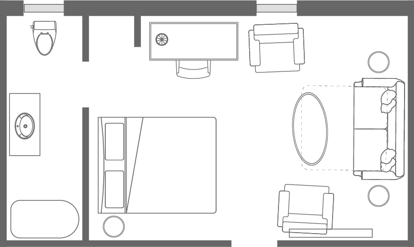 The <span>Hildreth</span> Room Floorplan