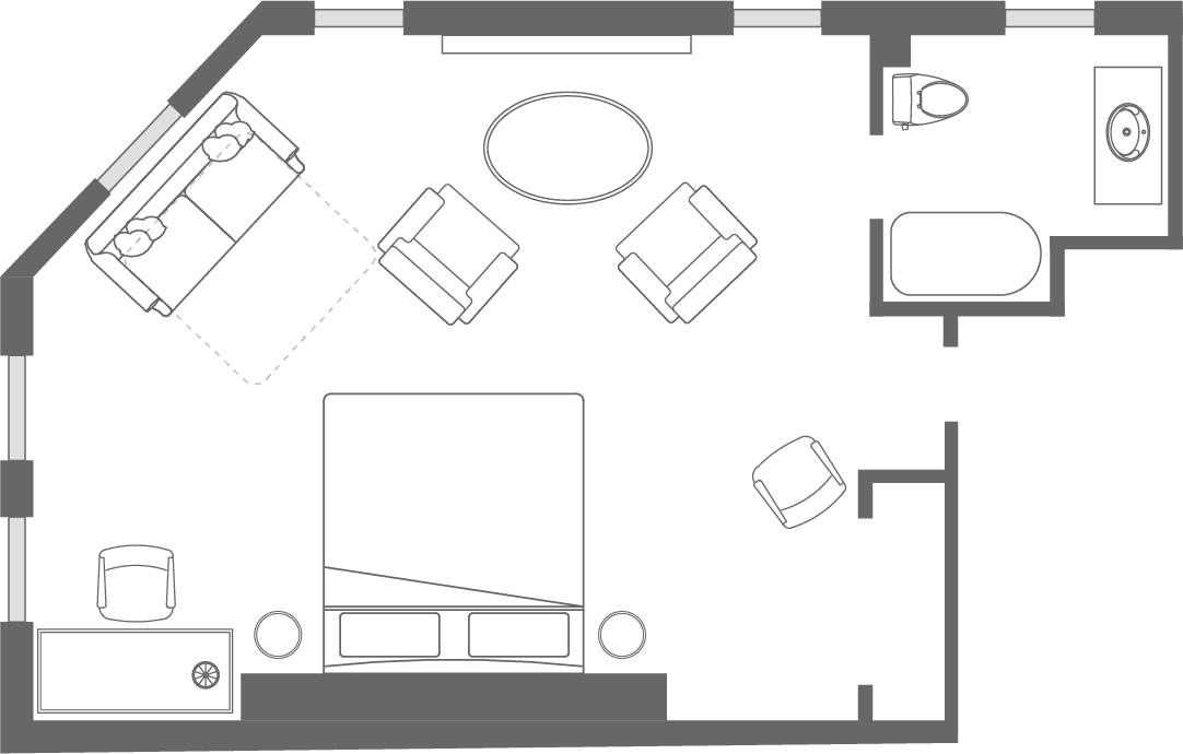 The <span>Riley</span> Suite Floorplan