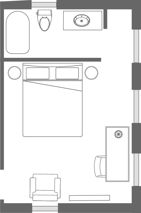 The <span>Ward</span> Room Floorplan