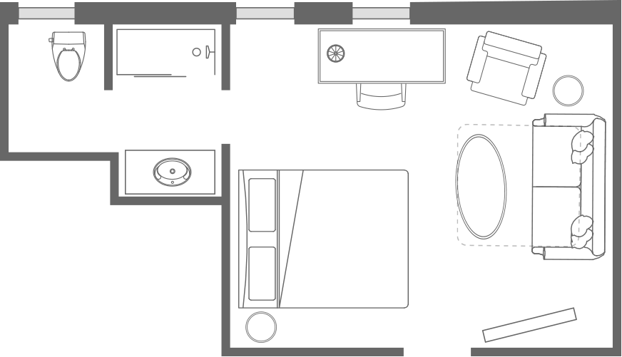 The <span>Barker</span> Room Floorplan