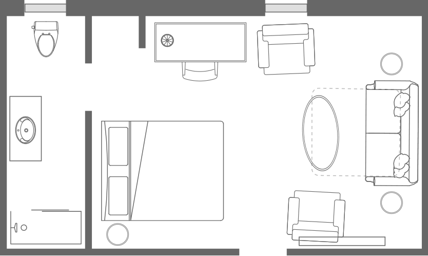 The <span>Hildreth</span> Room Floorplan