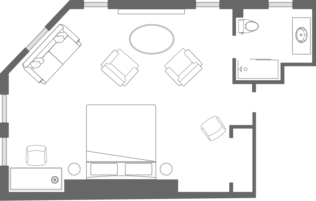 The <span>Riley</span> Suite Floorplan